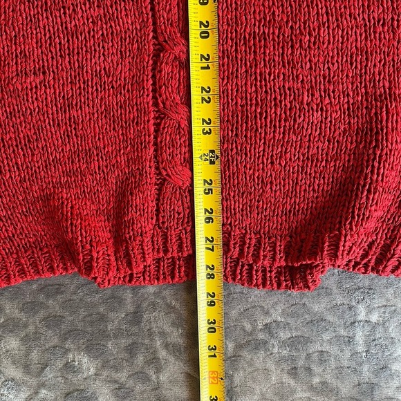 Liz Claiborne Women's Large Red Sleeveless Sweater Great Condition - Picture 6 of 7